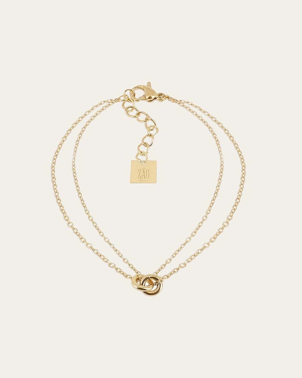 Bracelet Jaspéa (Gold-plated steel)