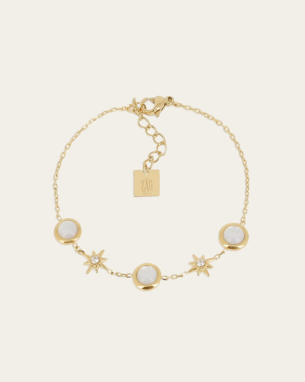 Bracelet Naïade (Acier doré)