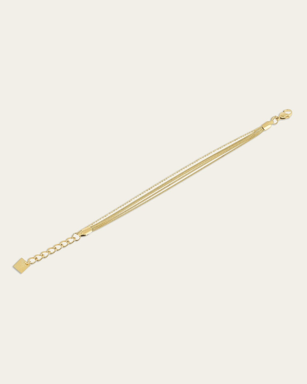 Bracelet Pluriel (Acier doré)