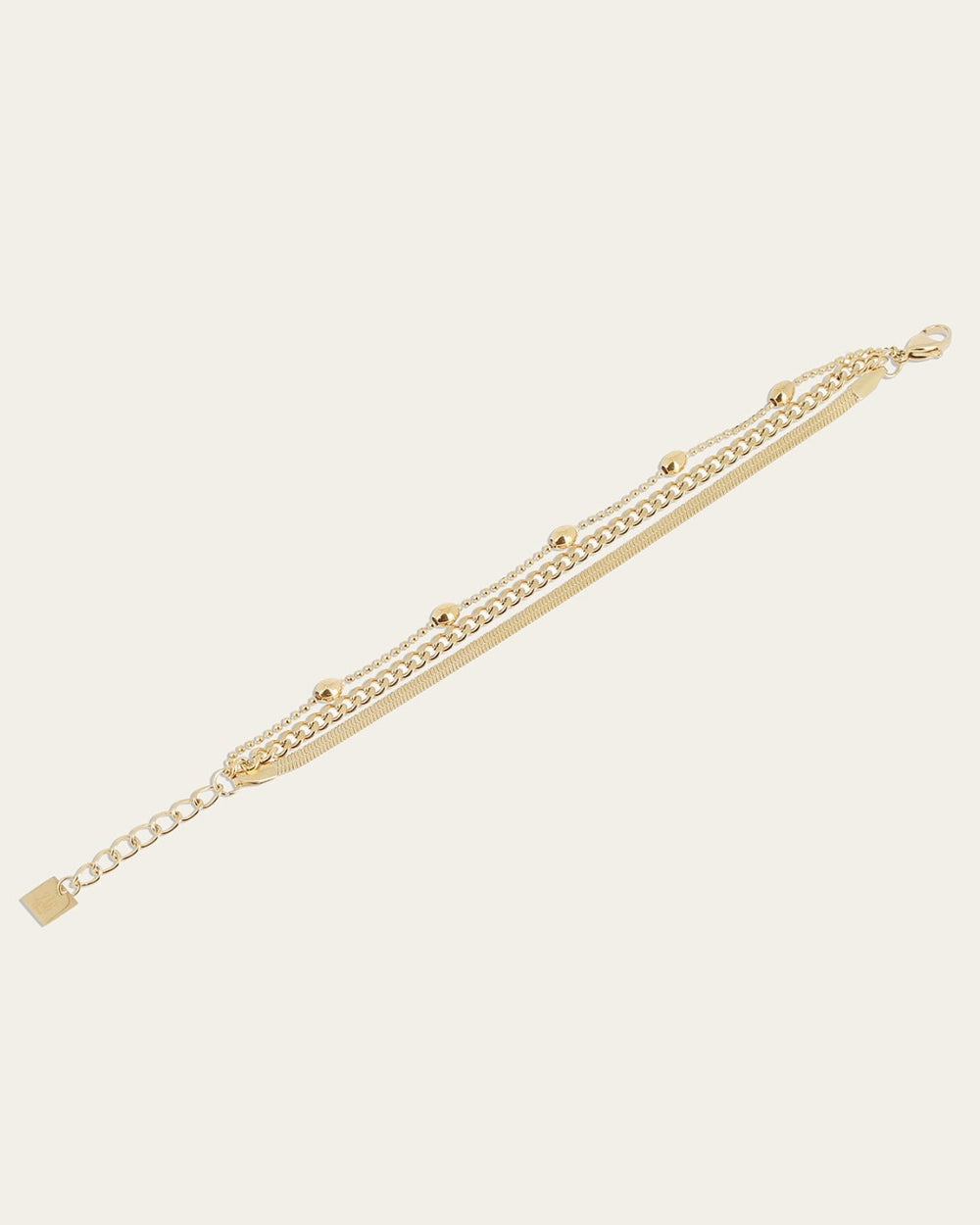 Bracelet Lumineux (Acier doré)