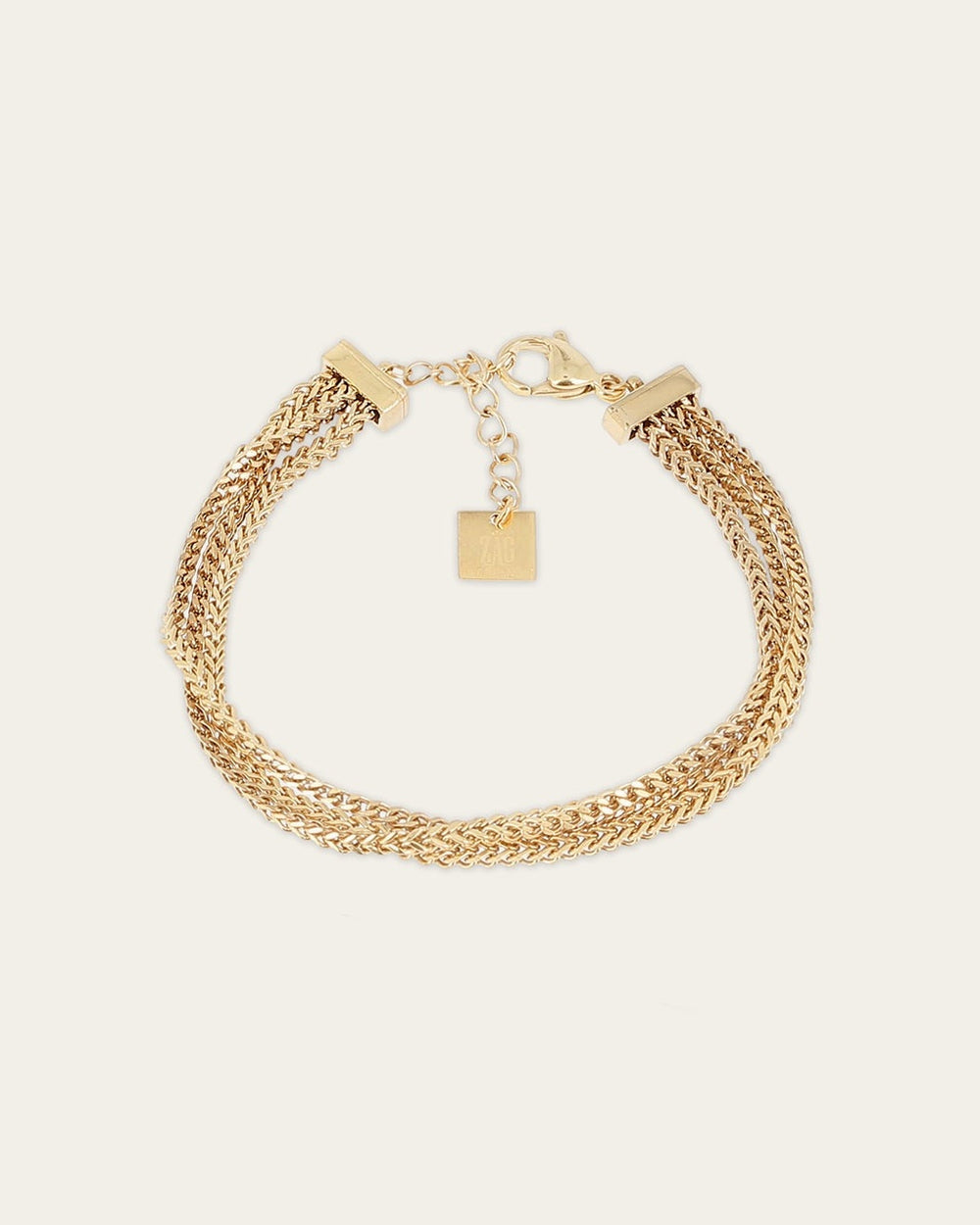 Bracelet Doble (Acier doré)