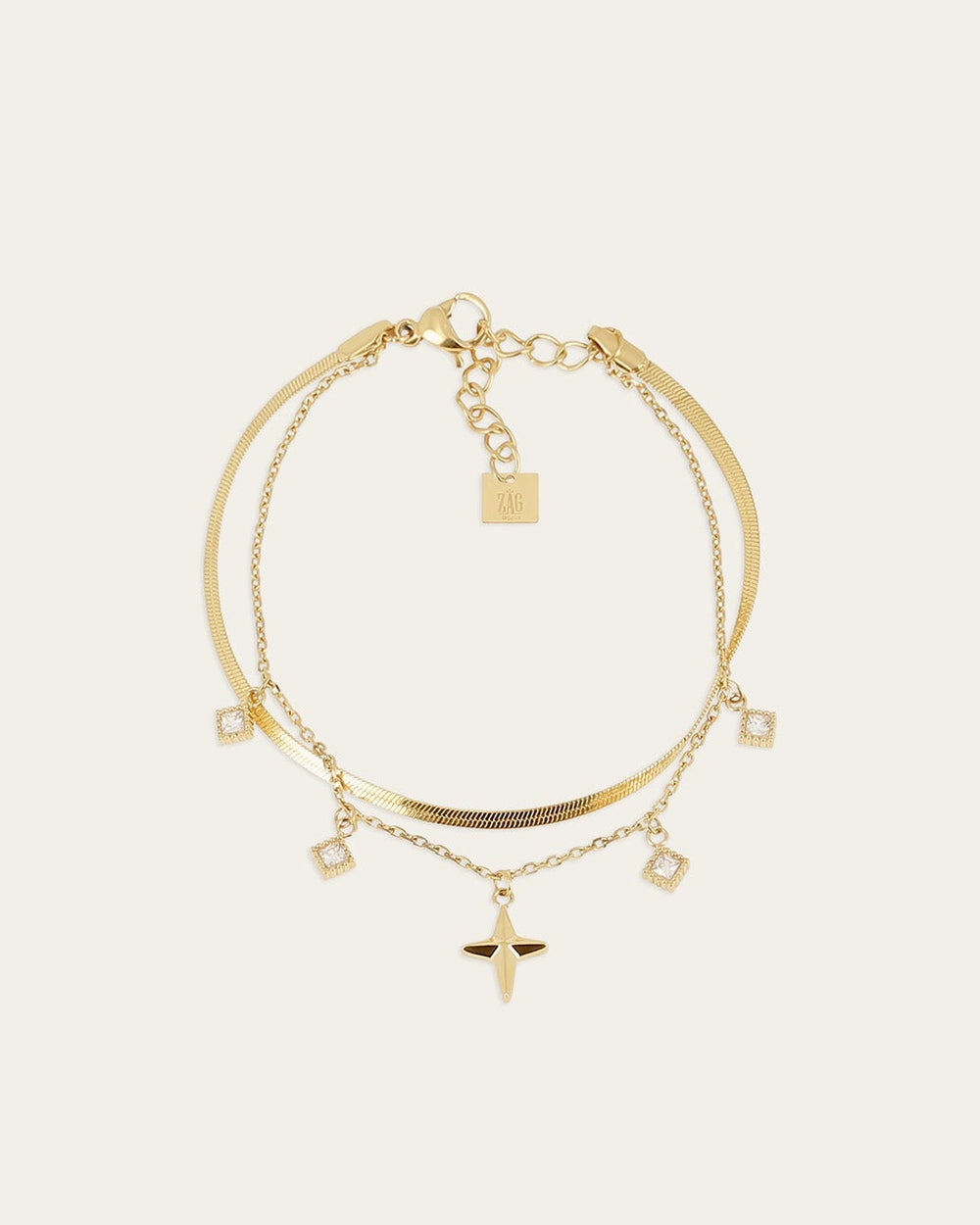 Colbu Bracelet (Gold-plated steel)