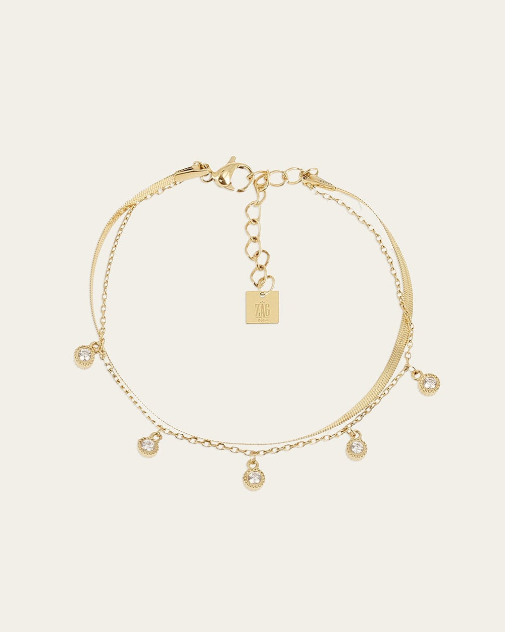 Lazzaro Bracelet (Gold-plated steel)