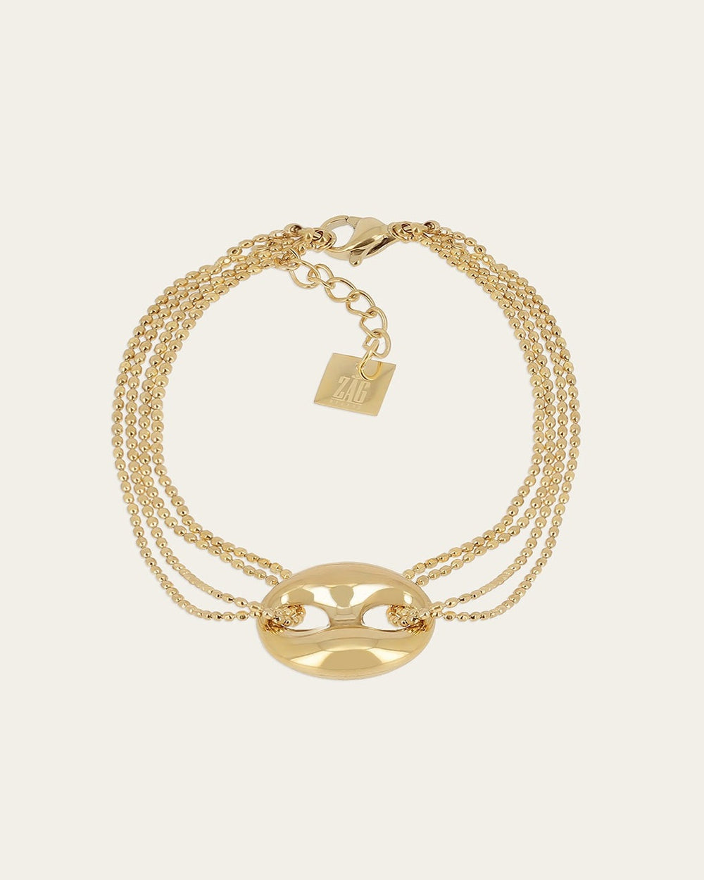 Bracelet Nao (Gold-plated Steel)