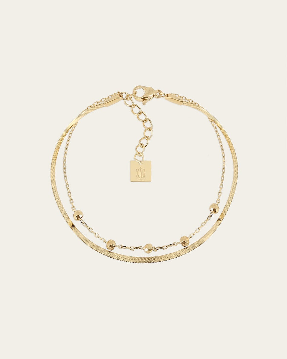 Bracelet Virelle (Acier doré)