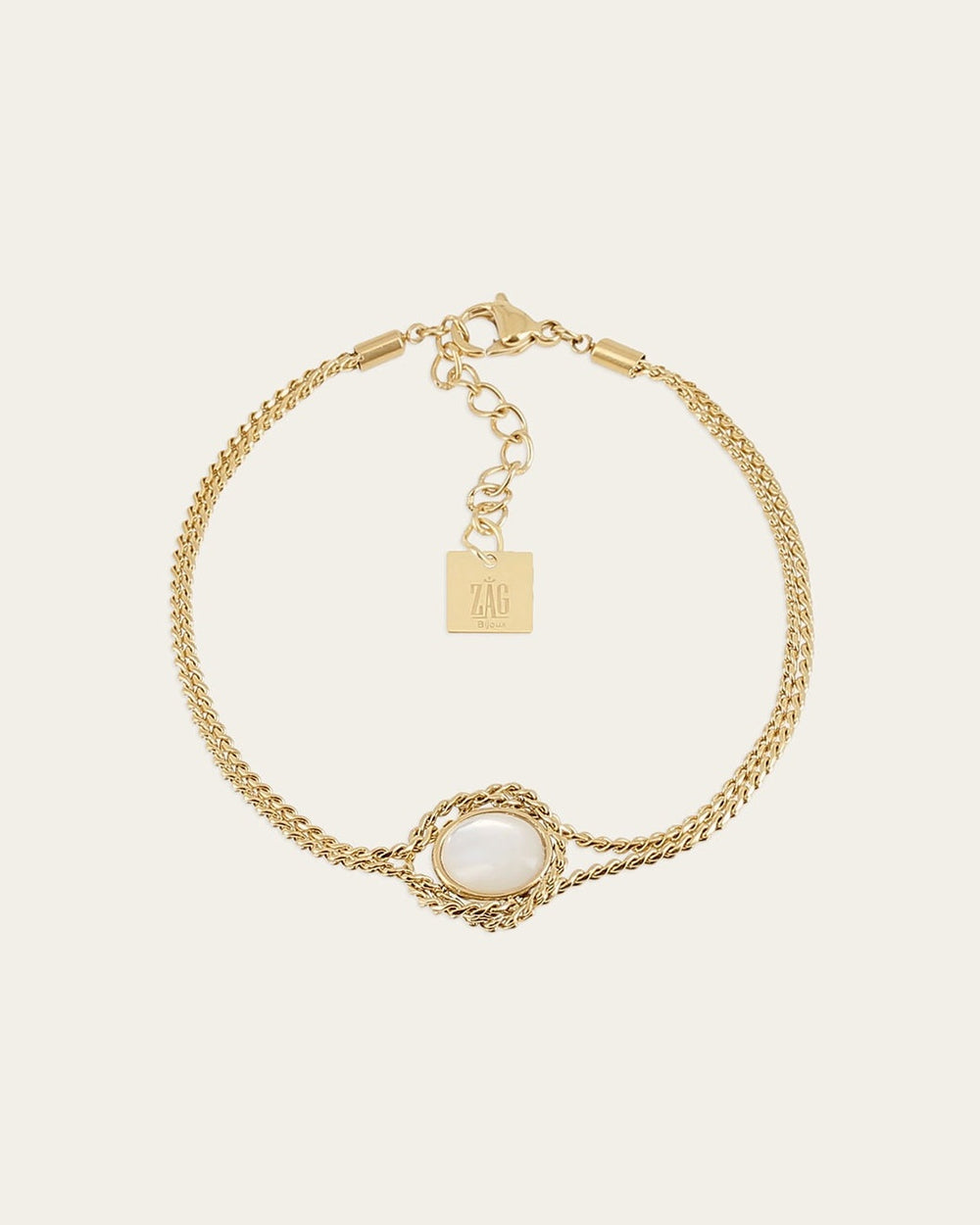 Bracelet Azuréo (Gold-plated steel)