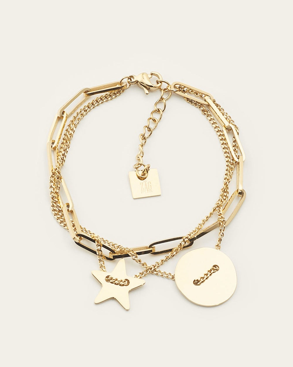 Star Bracelet (Gold-plated steel)