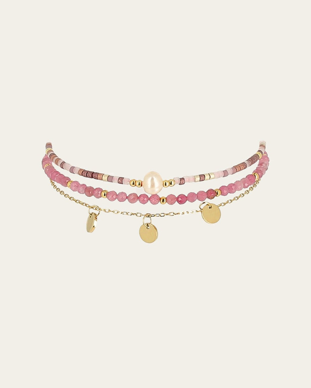 Loccis Bracelets (Gold-plated steel)