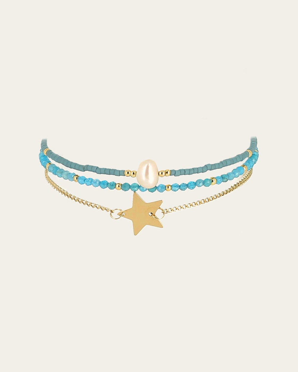 Antioco Bracelets (Gold-plated steel)