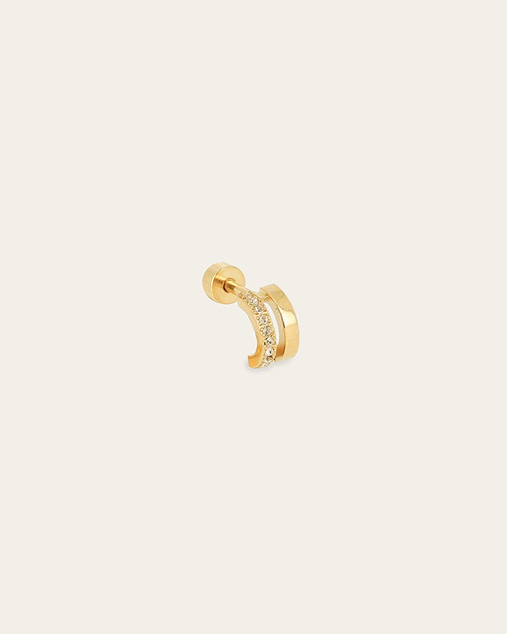Piercing Nauru (Acier doré)