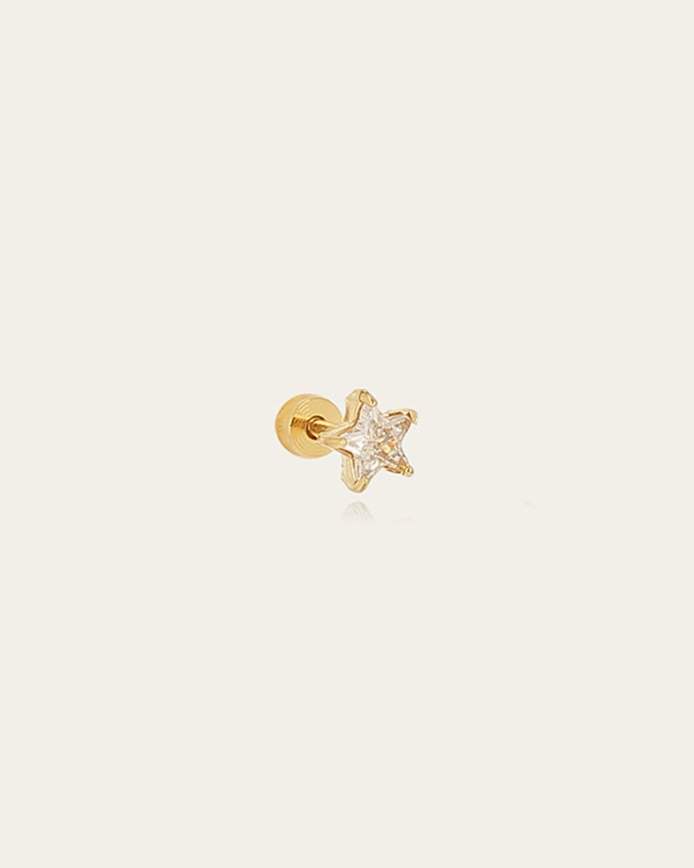 Tenerife piercing (Gold-plated steel)