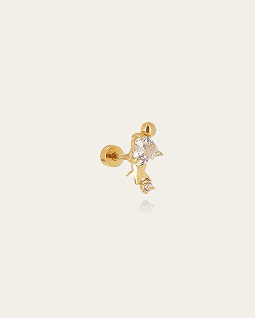 Piercing Anguilla (Gold-plated steel)