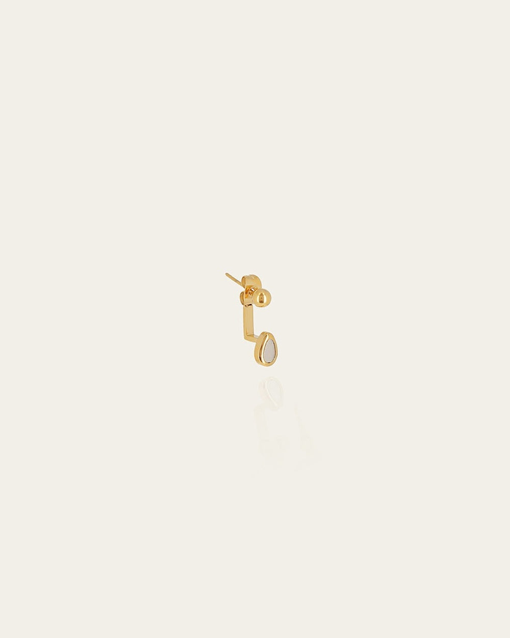 Boucle d'oreille Balsas (Acier doré)