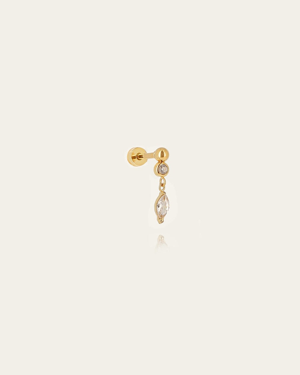 Jamaica Piercing (Gold-plated steel)