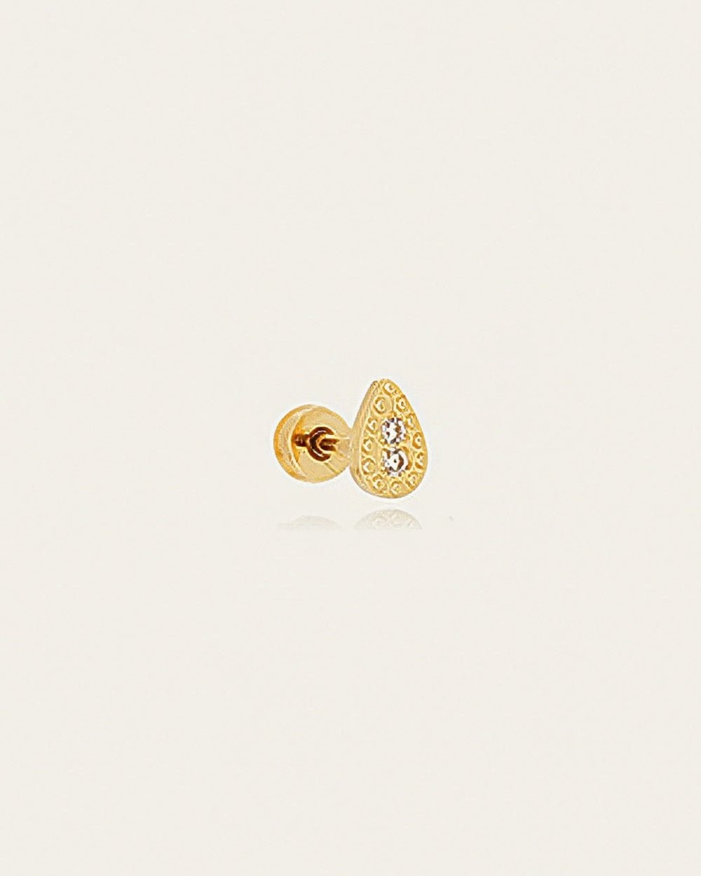 Devon piercing (Gold-plated steel)