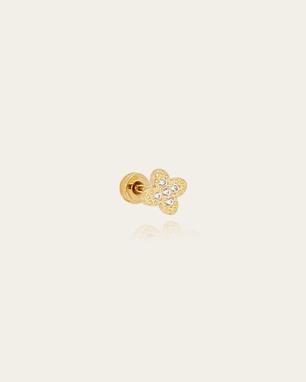 Groenland piercing (Gold-plated steel)