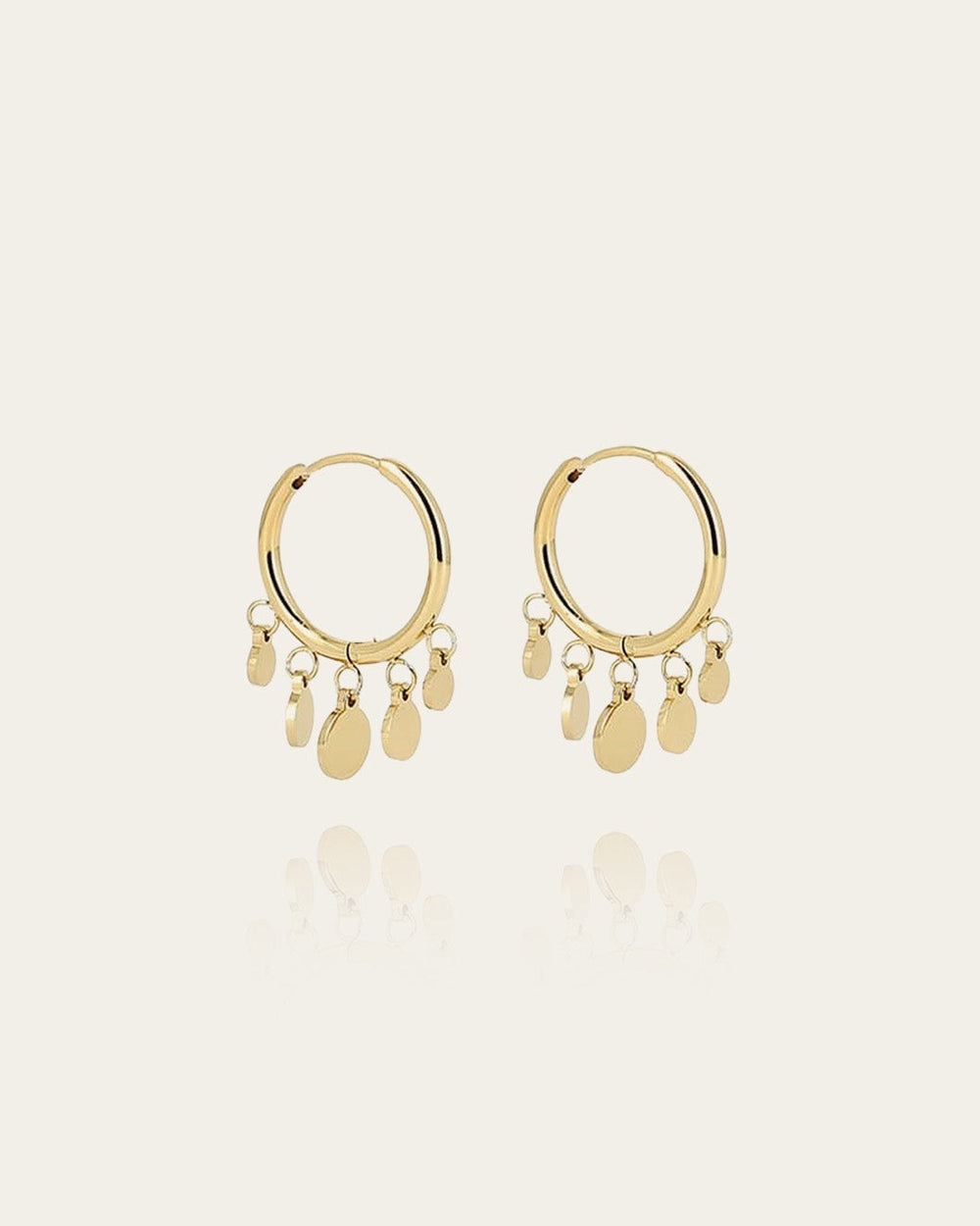 Confettis Earrings (Gold-plated steel)