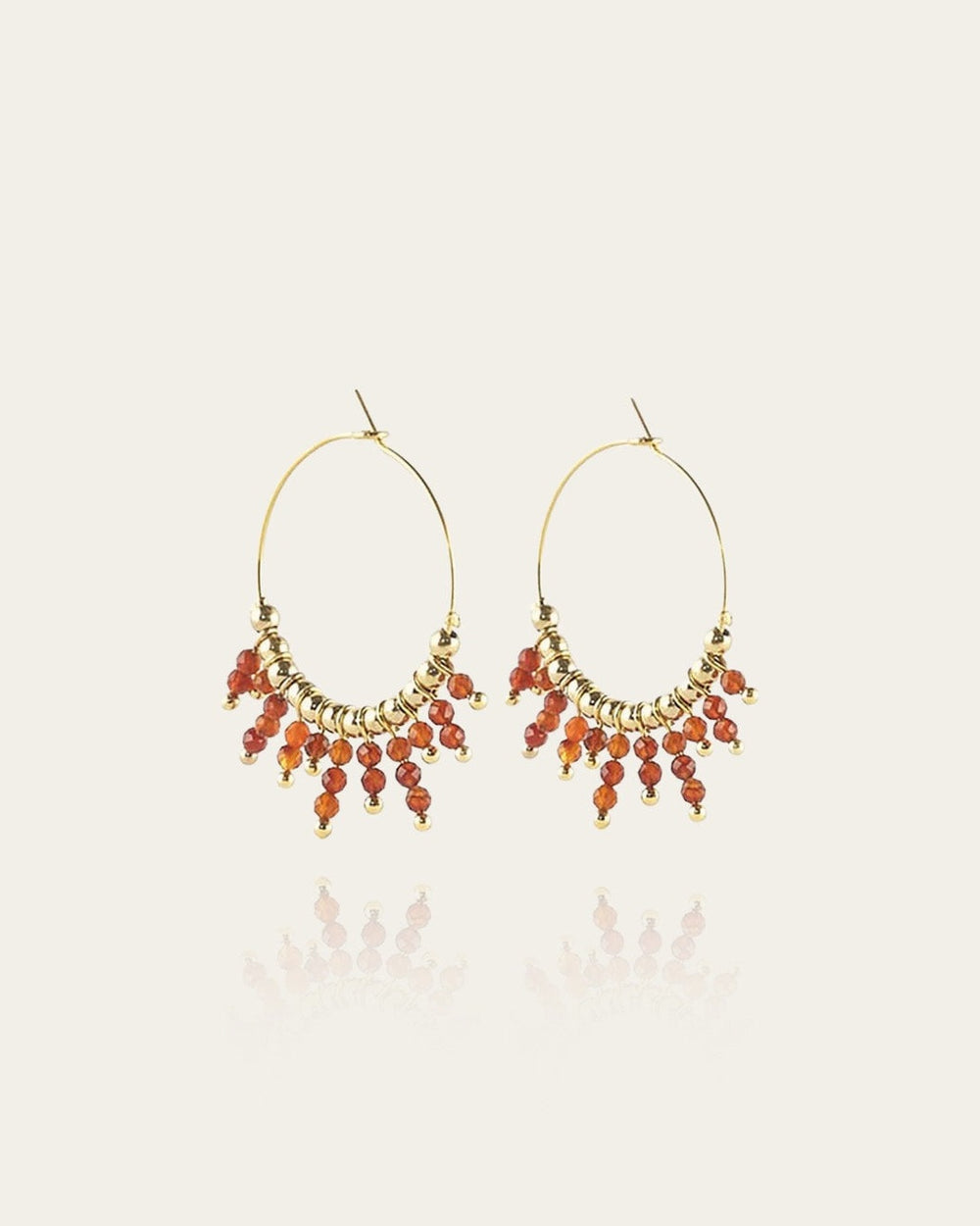 Incas Earrings (Gold-plated steel)