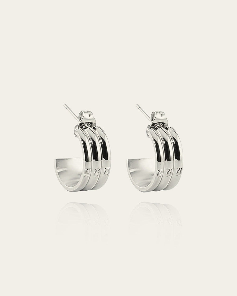 Damas Earrings (Steel)