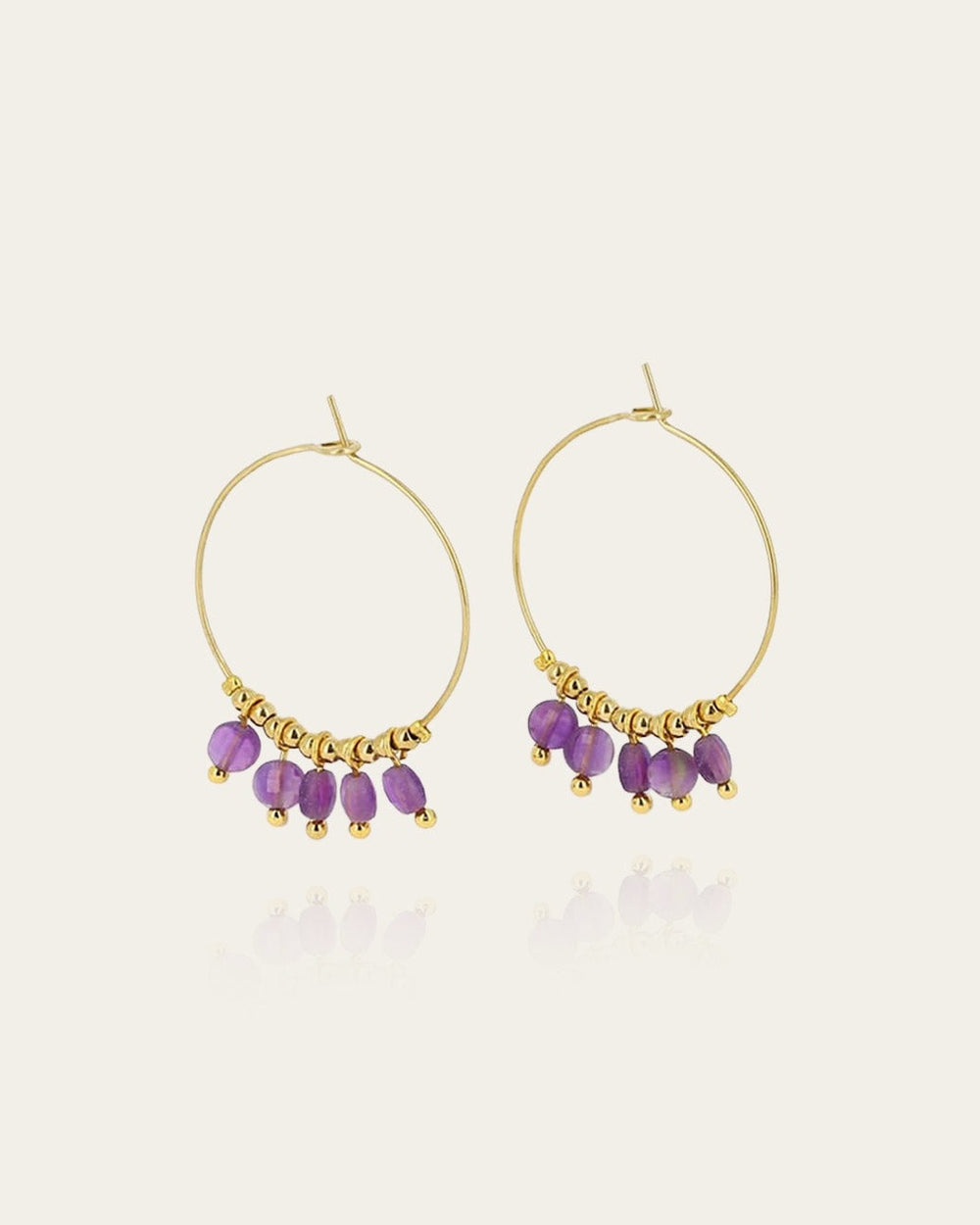Zoé Earrings (Gold-plated steel)