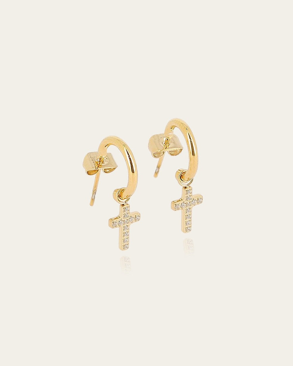 Evangelista Earrings (Gold-plated Steel)