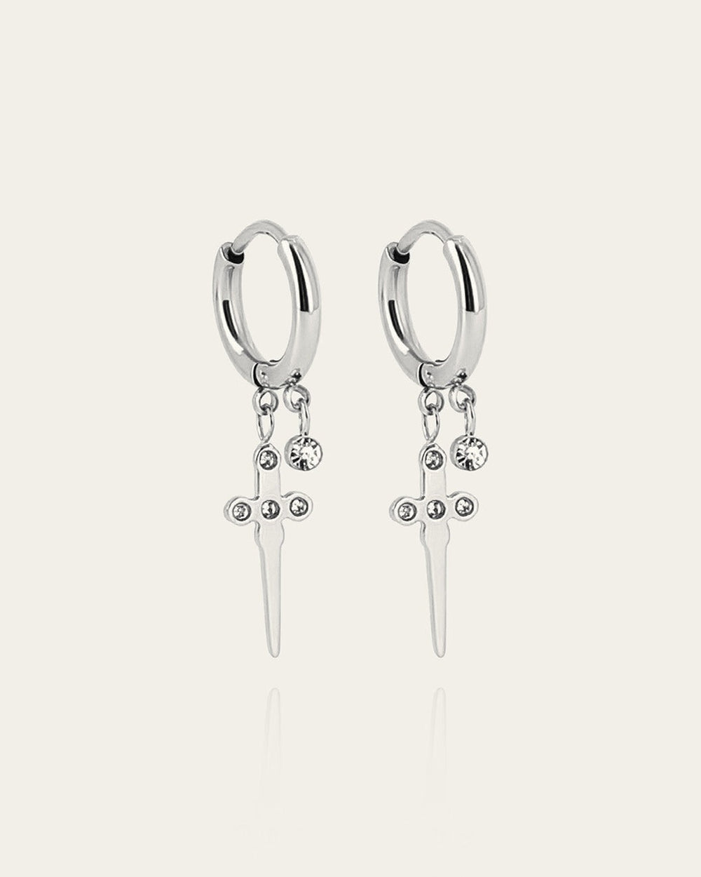 Magdalena Earrings (Steel)
