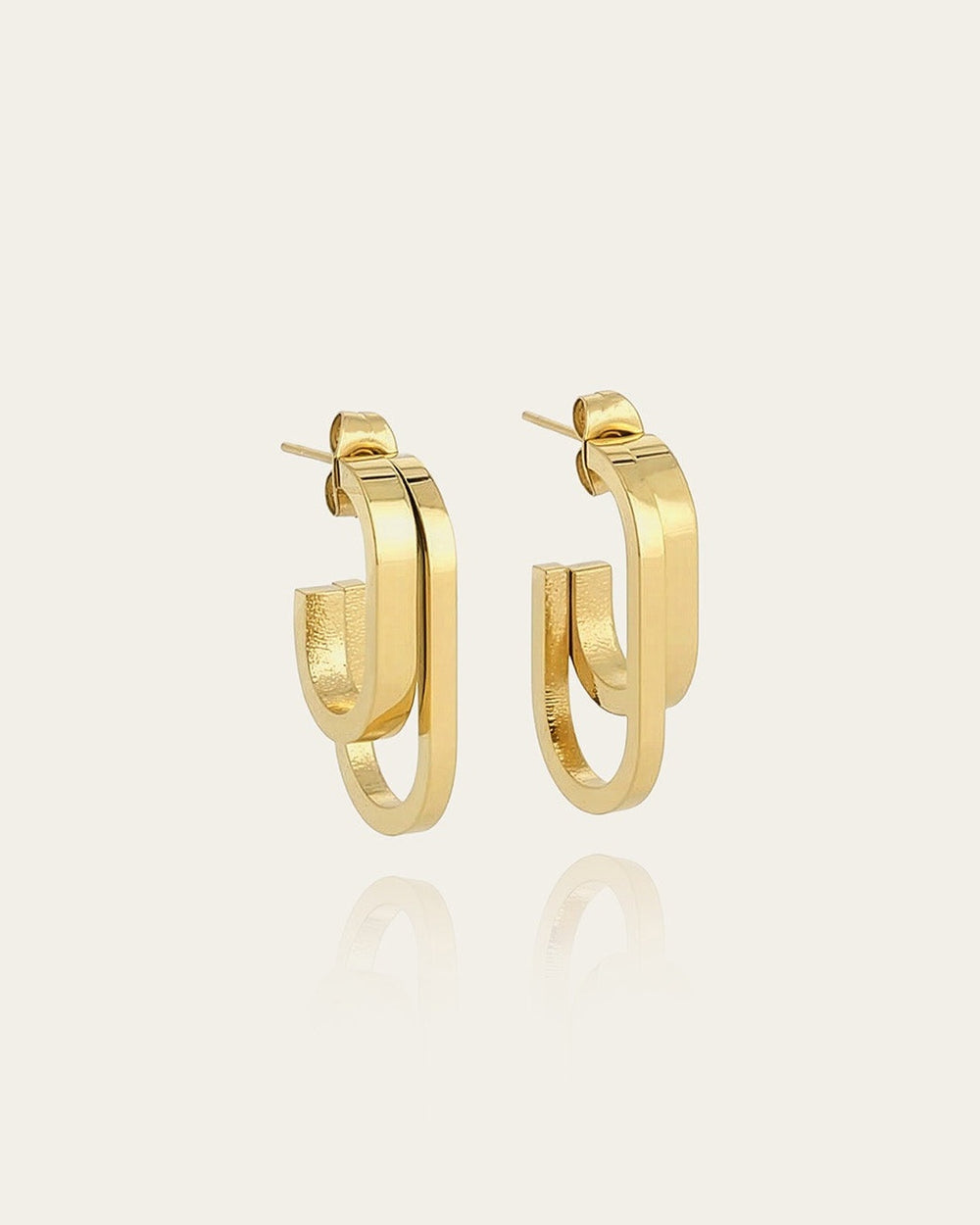 Archi Earrings (Gold-plated steel)