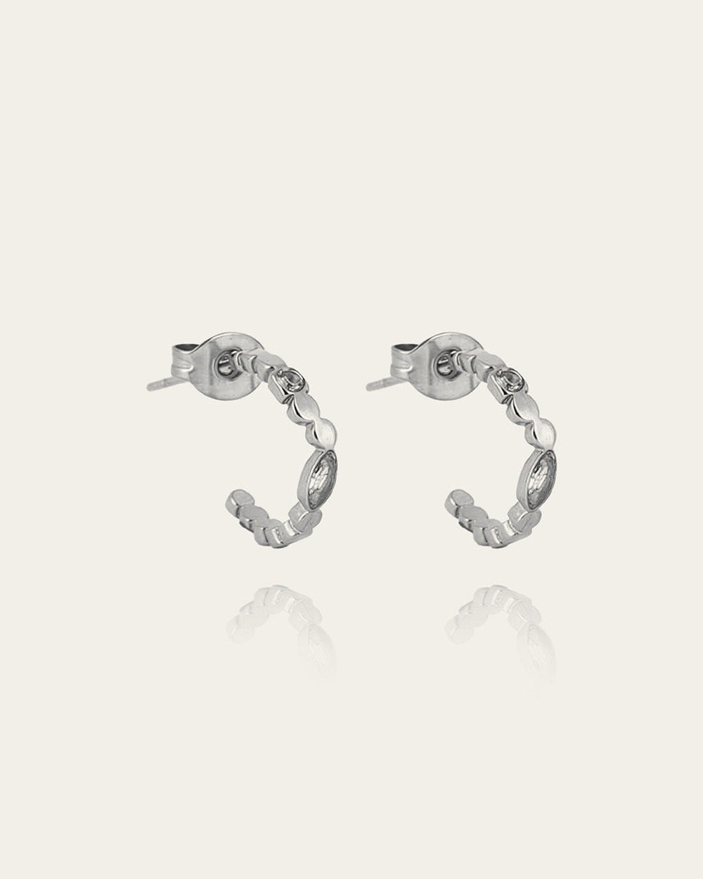 Alexa Earrings (Steel)
