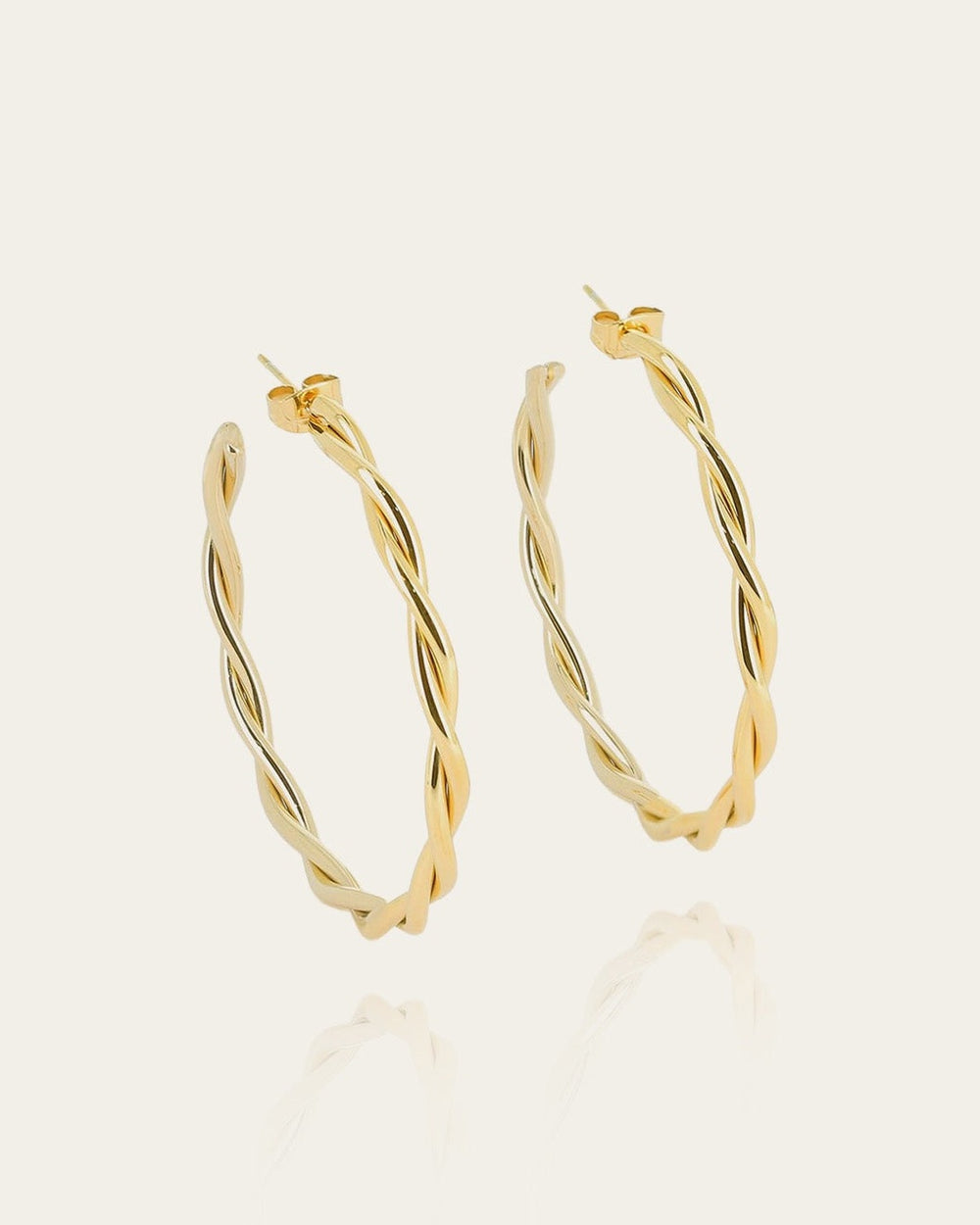 Mélania Earrings (Gold-plated steel)