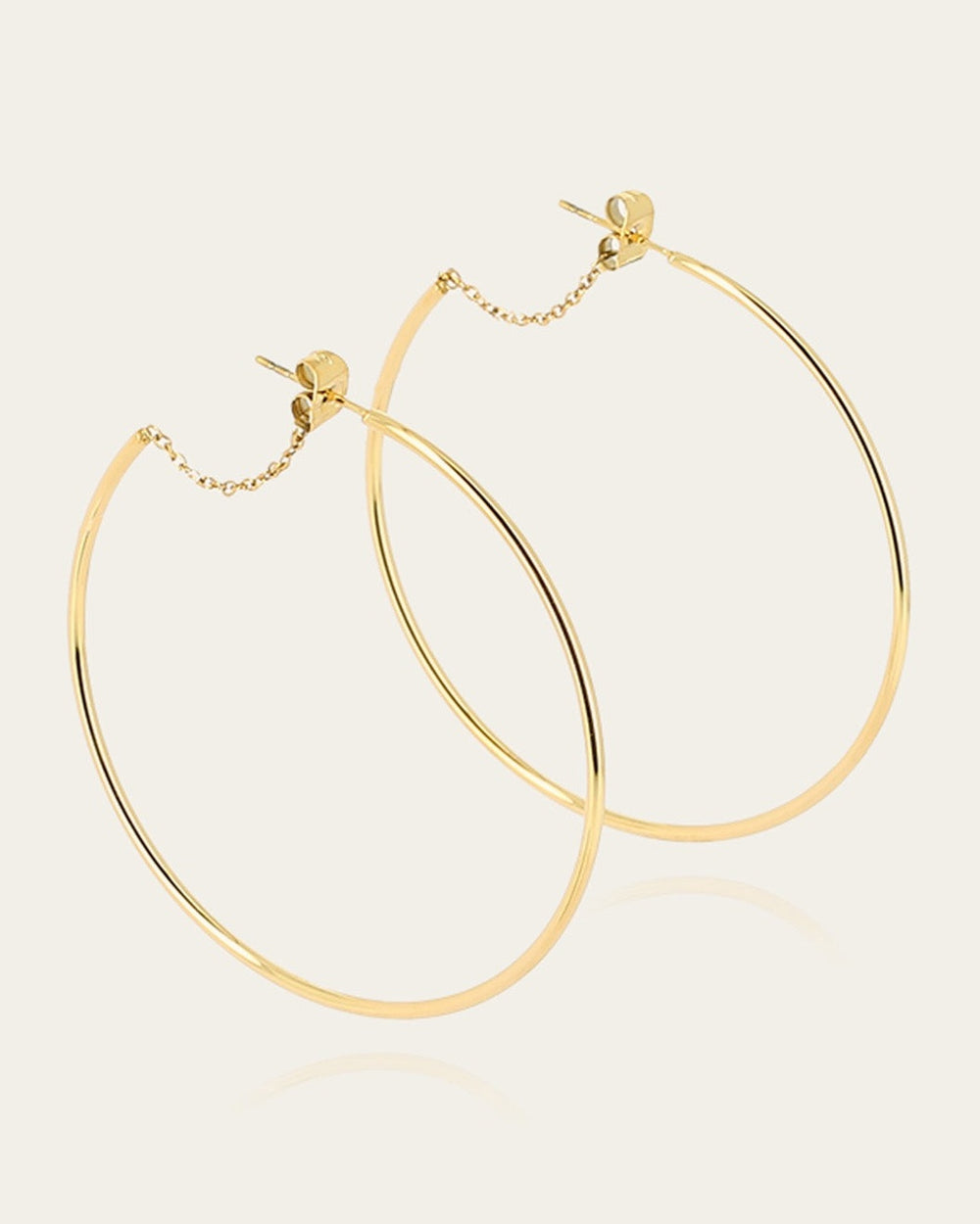 Boucles d'oreilles Hosta (Acier doré)