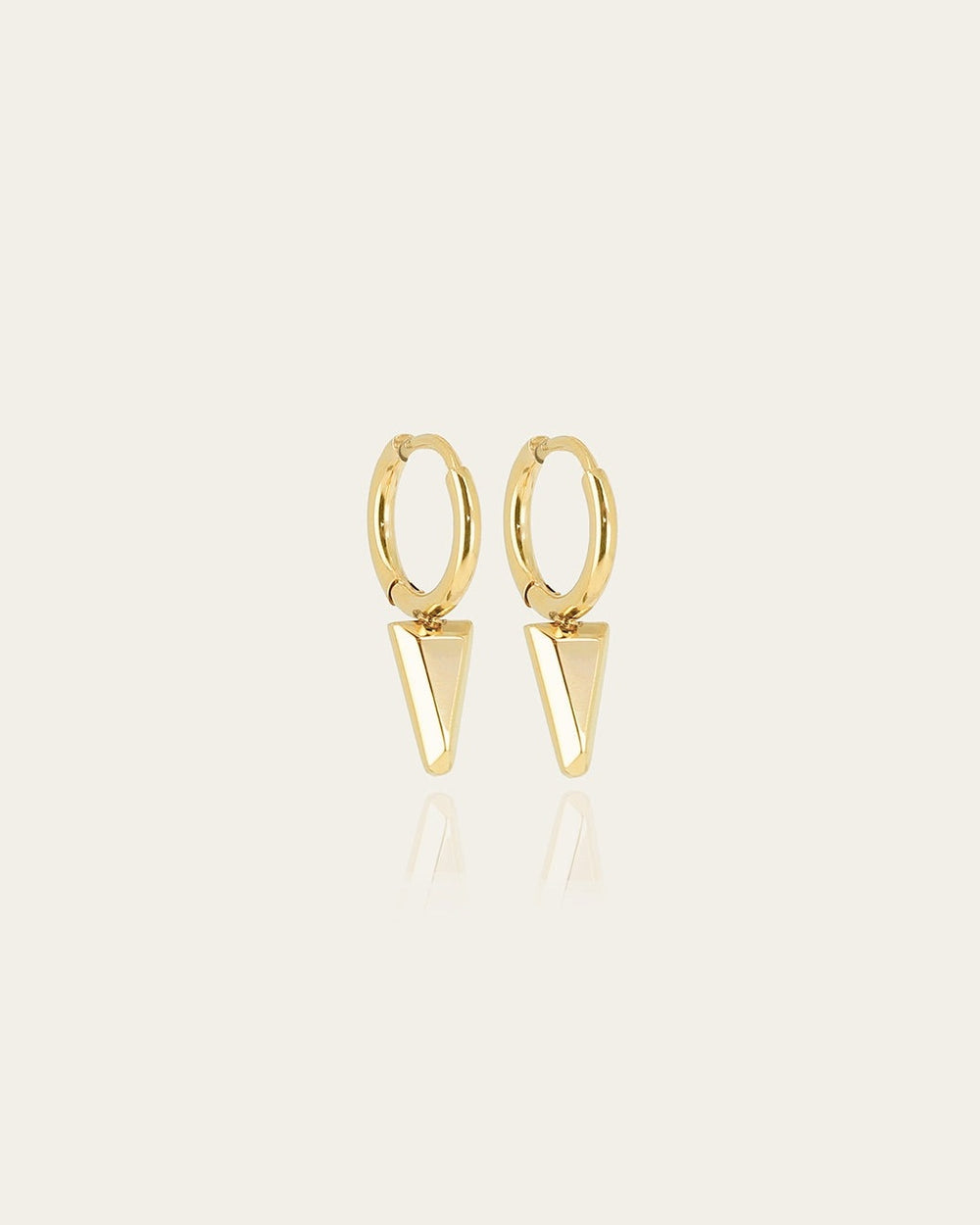 Boucles d'oreilles Galia (Acier doré)
