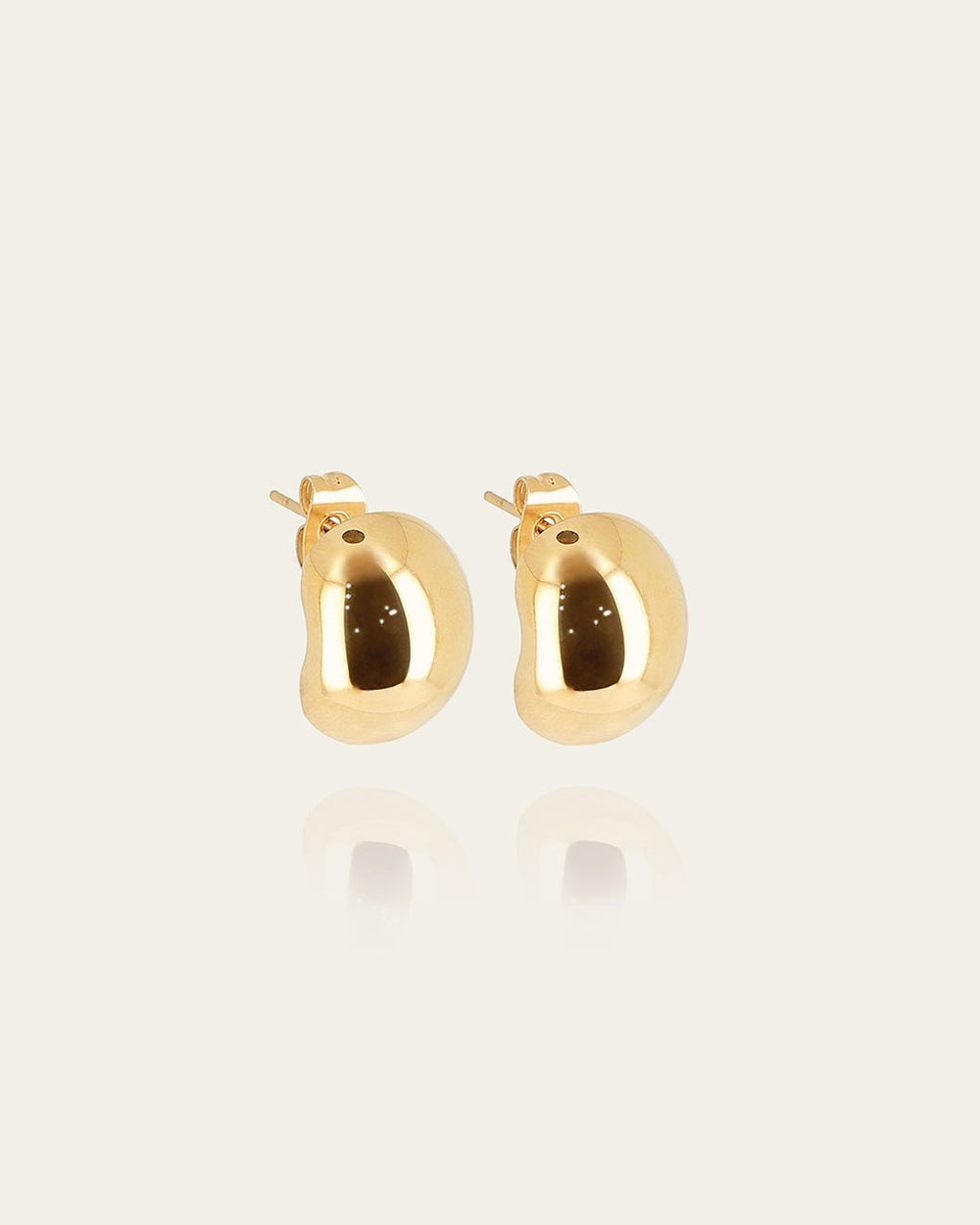 Boucles d'oreilles Joyeuse (Acier doré)