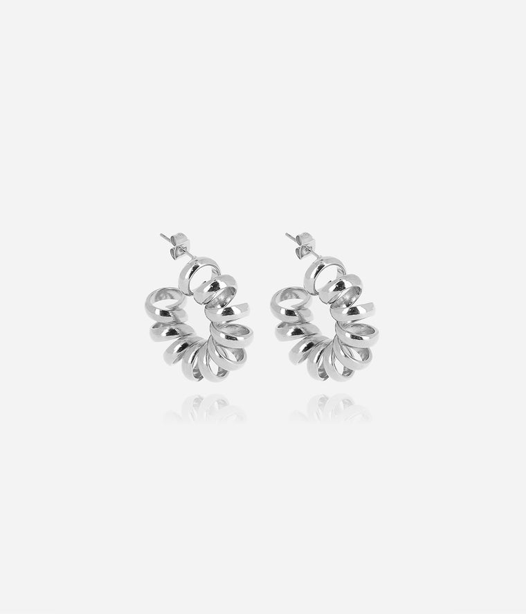 zag bijoux Boucles d'oreilles Swirl