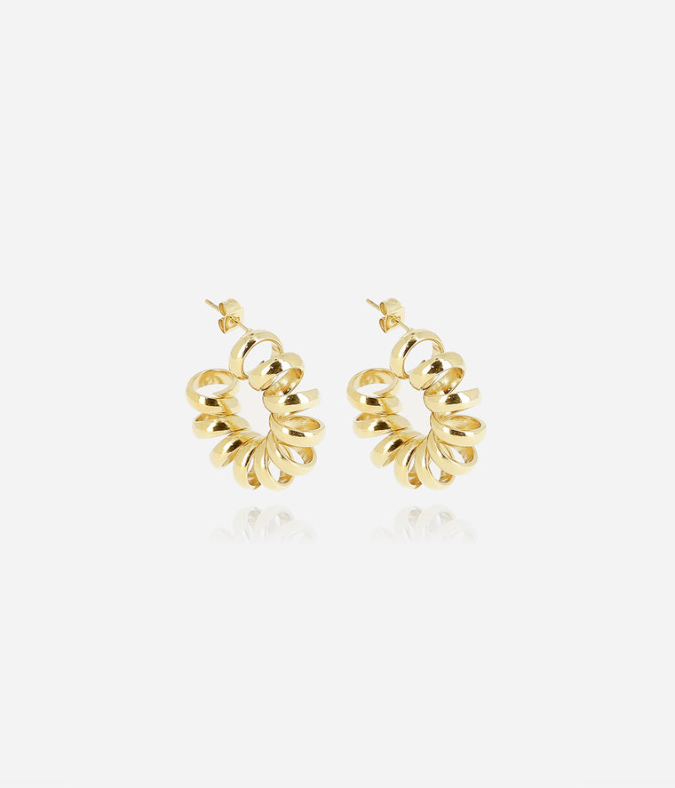 zag bijoux Boucles d'oreilles Swirl