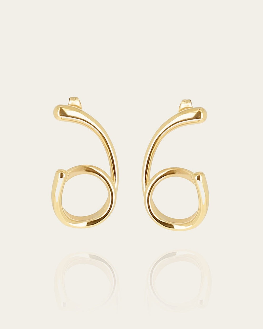 Elpi Earrings (Gold-plated Steel)