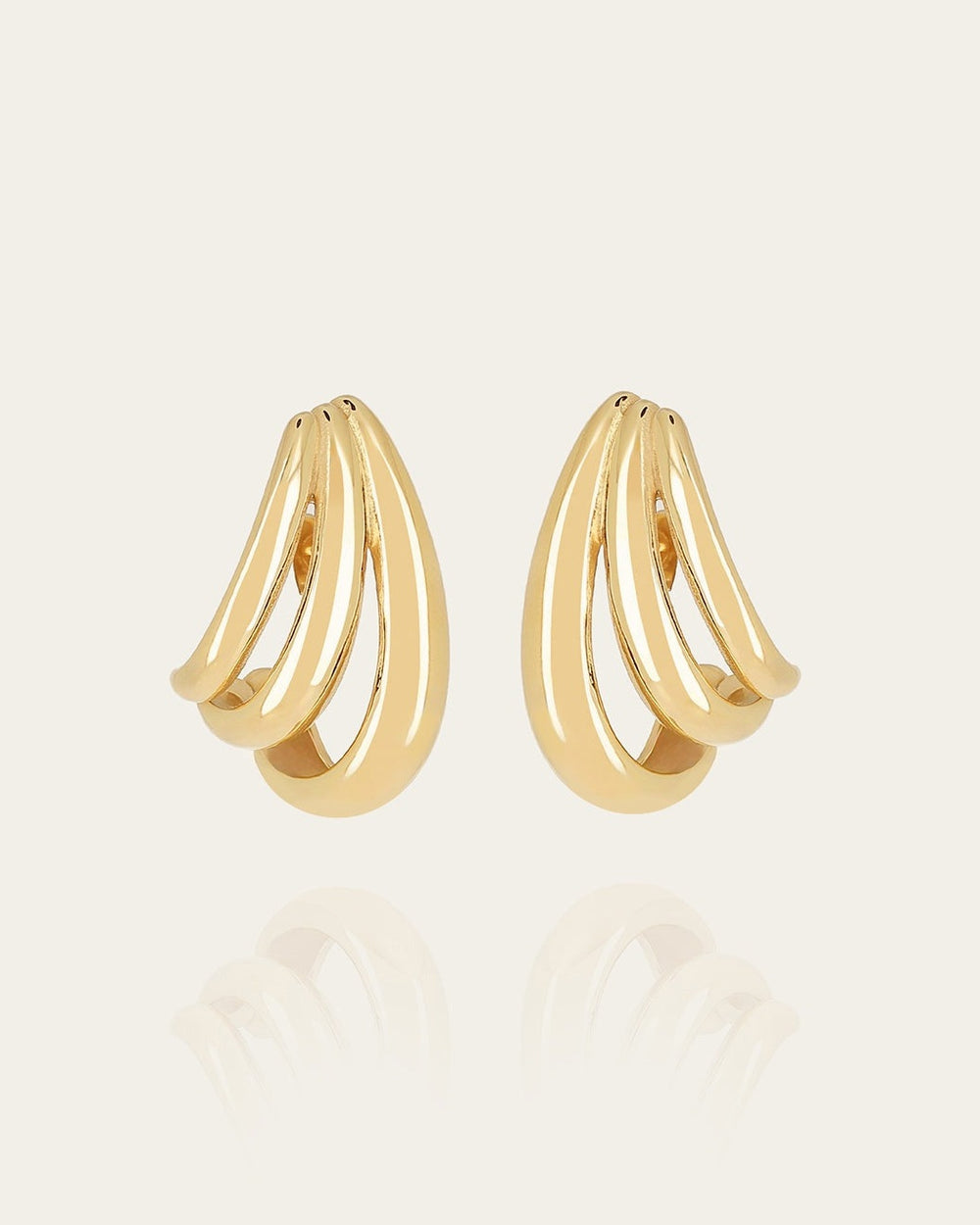 Telma Earrings (Gold-plated Steel)