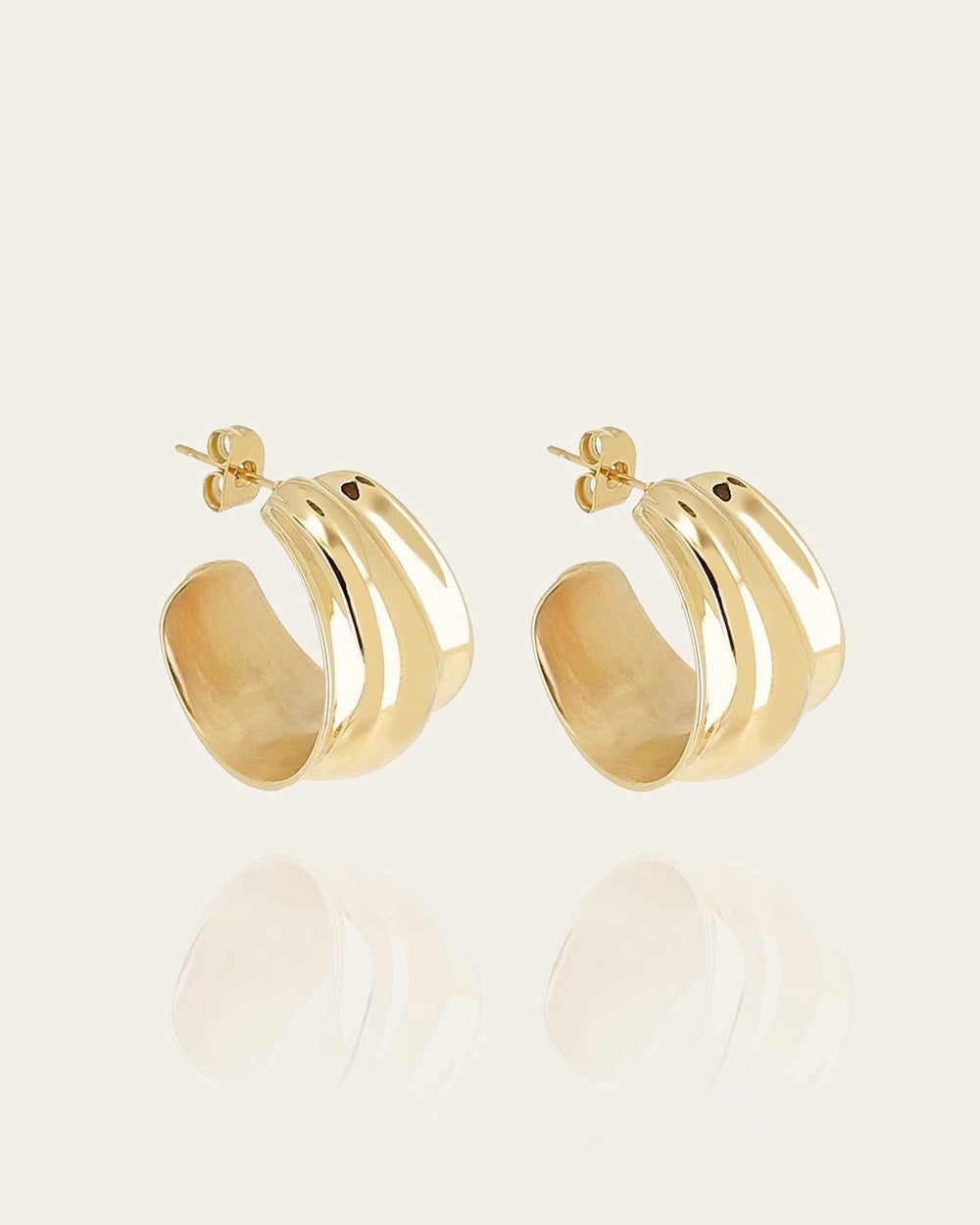 Melissa earrings (Gold-plated steel)