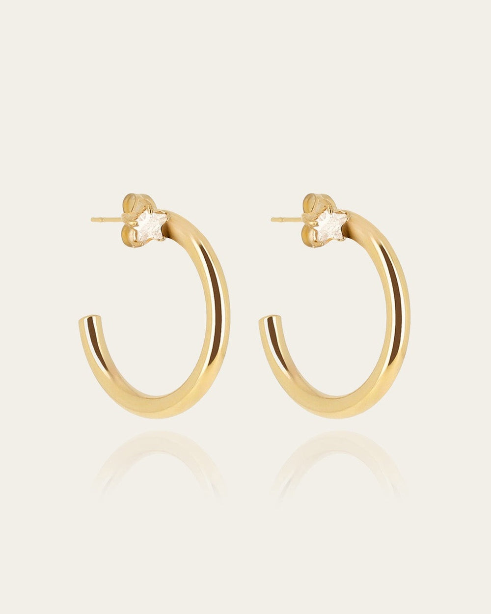 Fossa Earrings (Gold-plated Steel)