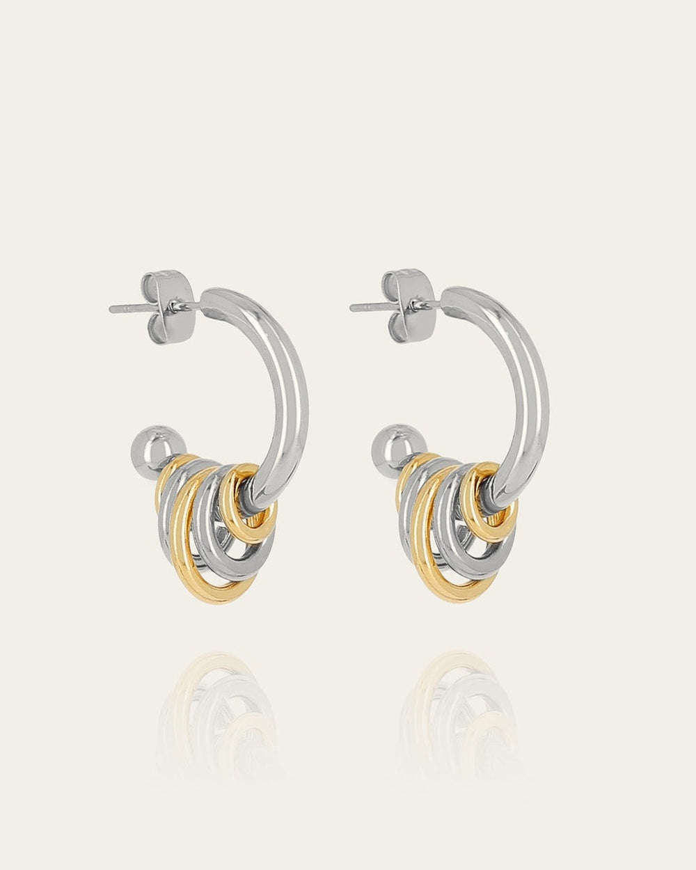 Hyacinth Earrings (Mixed Steel)