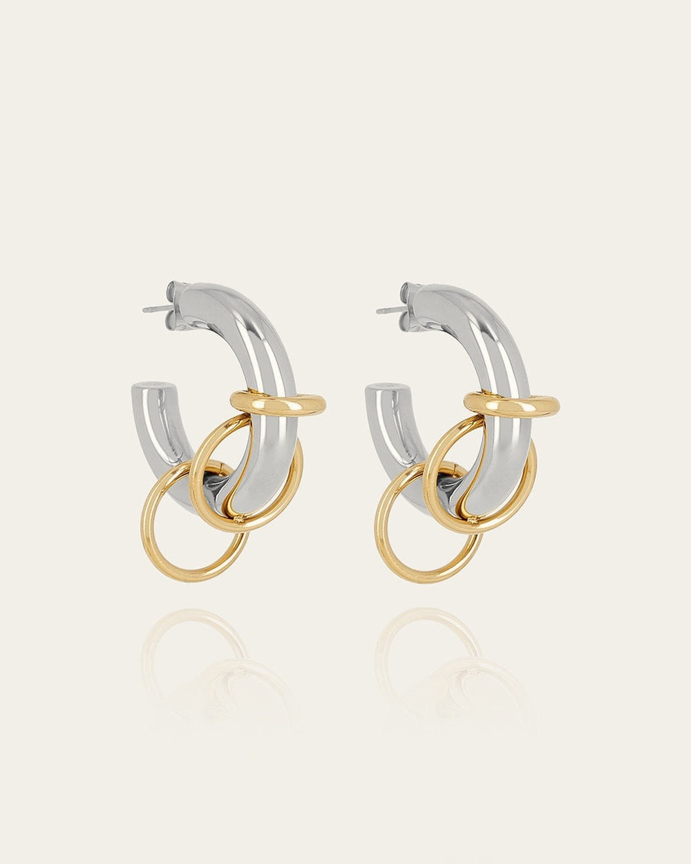 Boucles d'oreilles Francesca (Acier mix)