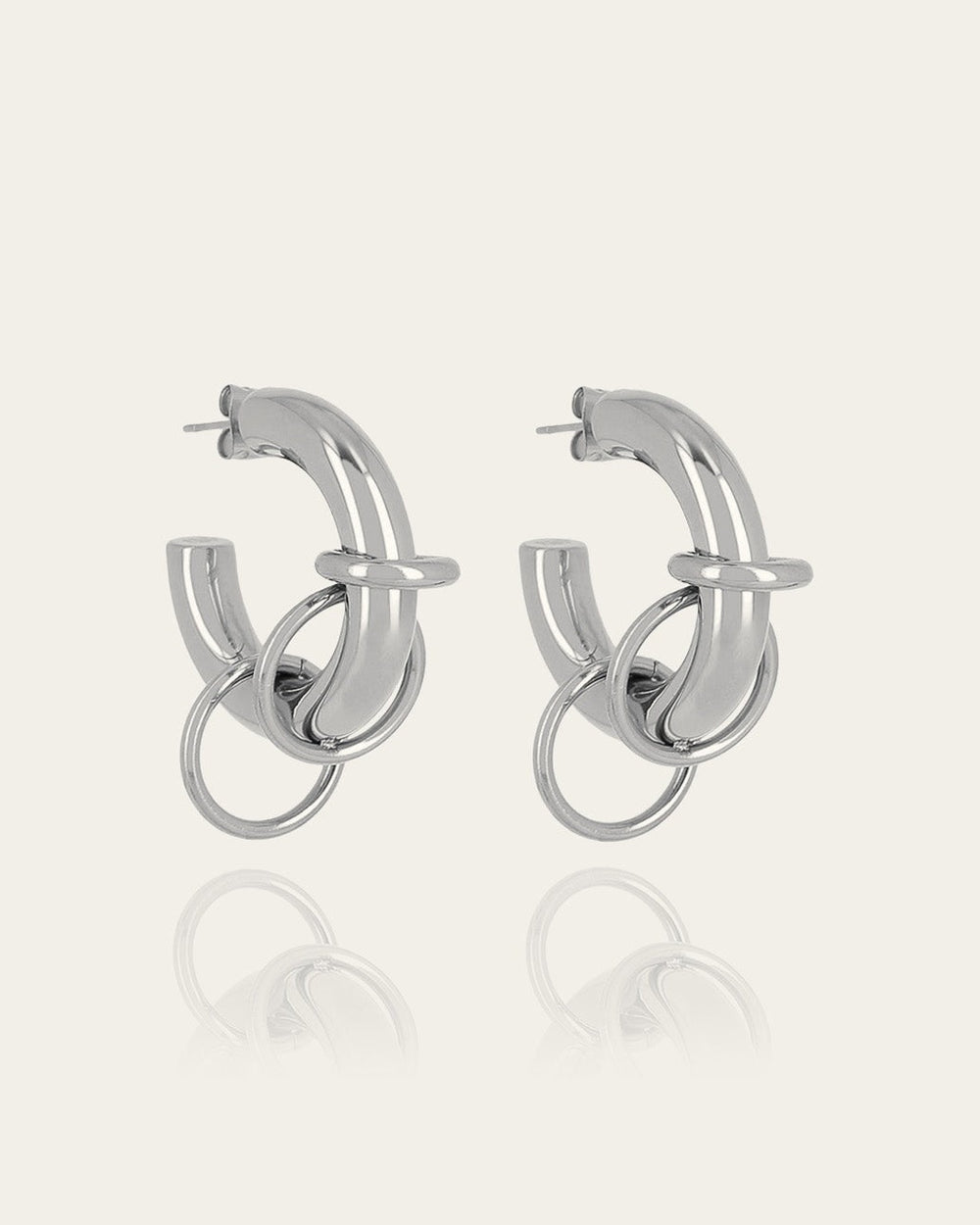 Boucles d'oreilles Francesca (Acier)