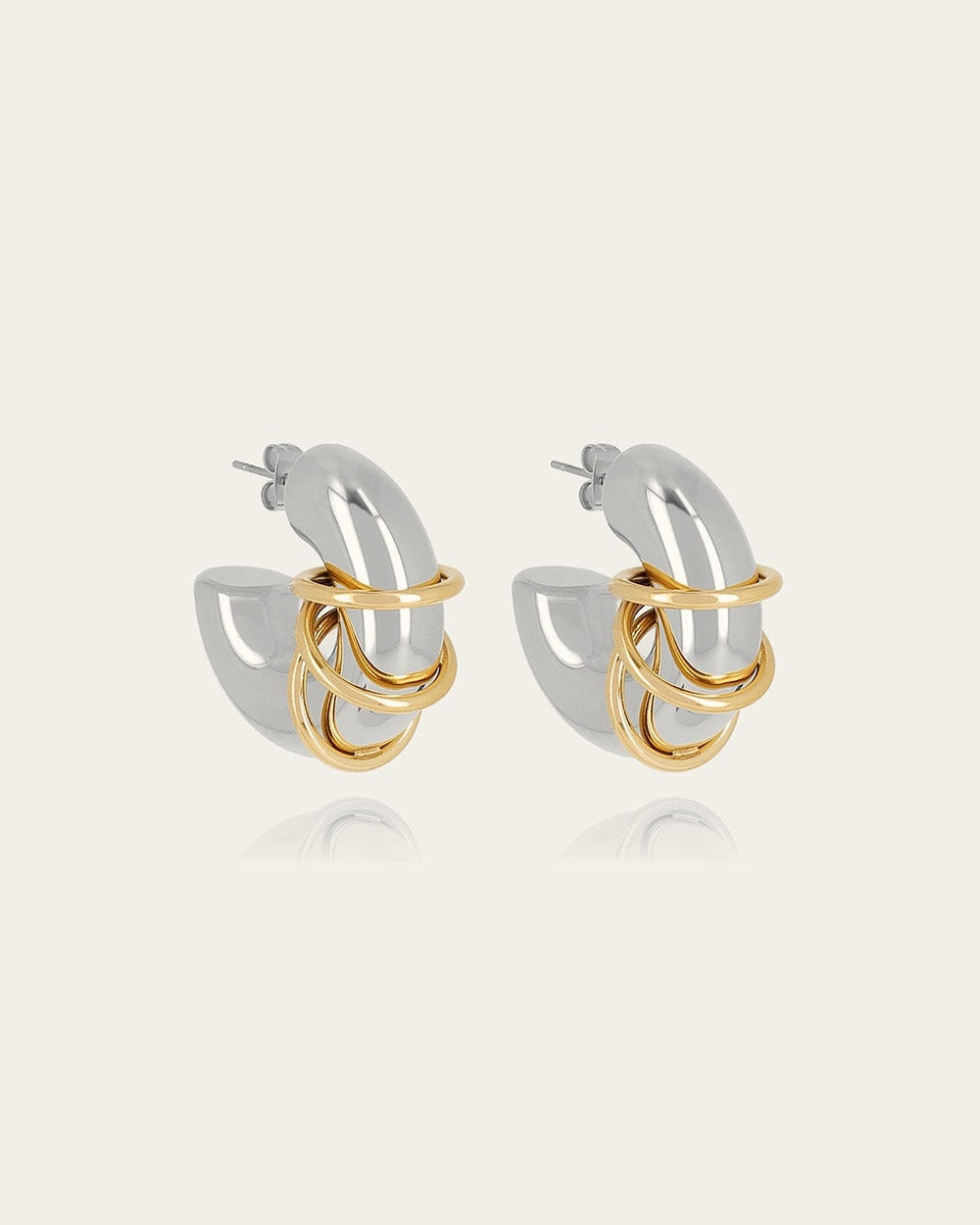Sharma Earrings (Mixed Steel)