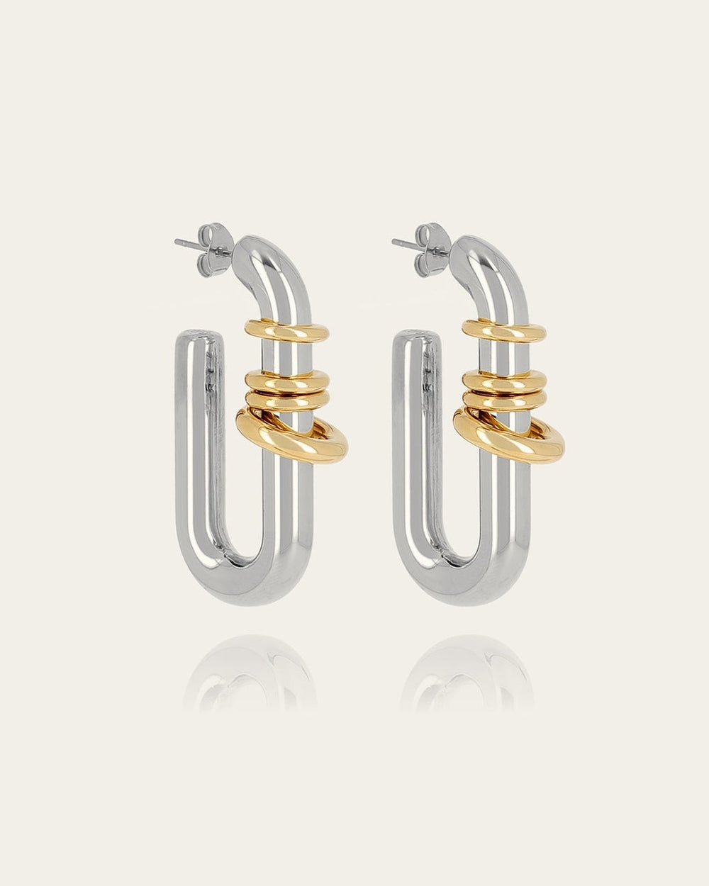 Edwina Earrings (Mixed Steel)