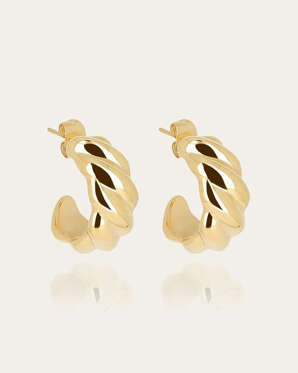 Aisa Earrings (Gold-plated Steel)