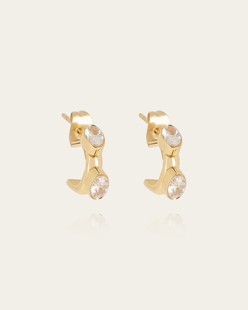 Boucles d'oreilles Boat (Acier doré)