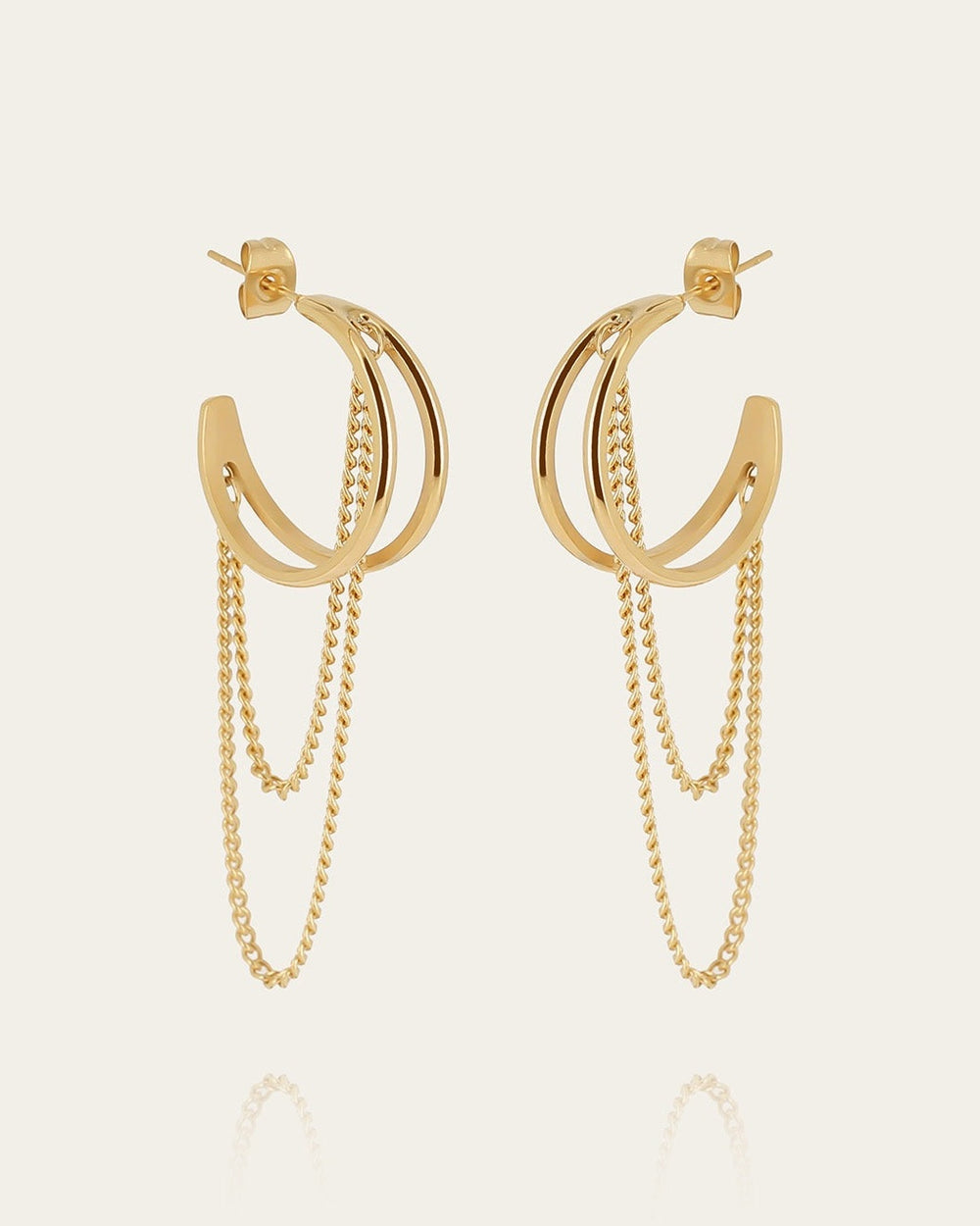 Nereal Earrings (Gold-plated steel)