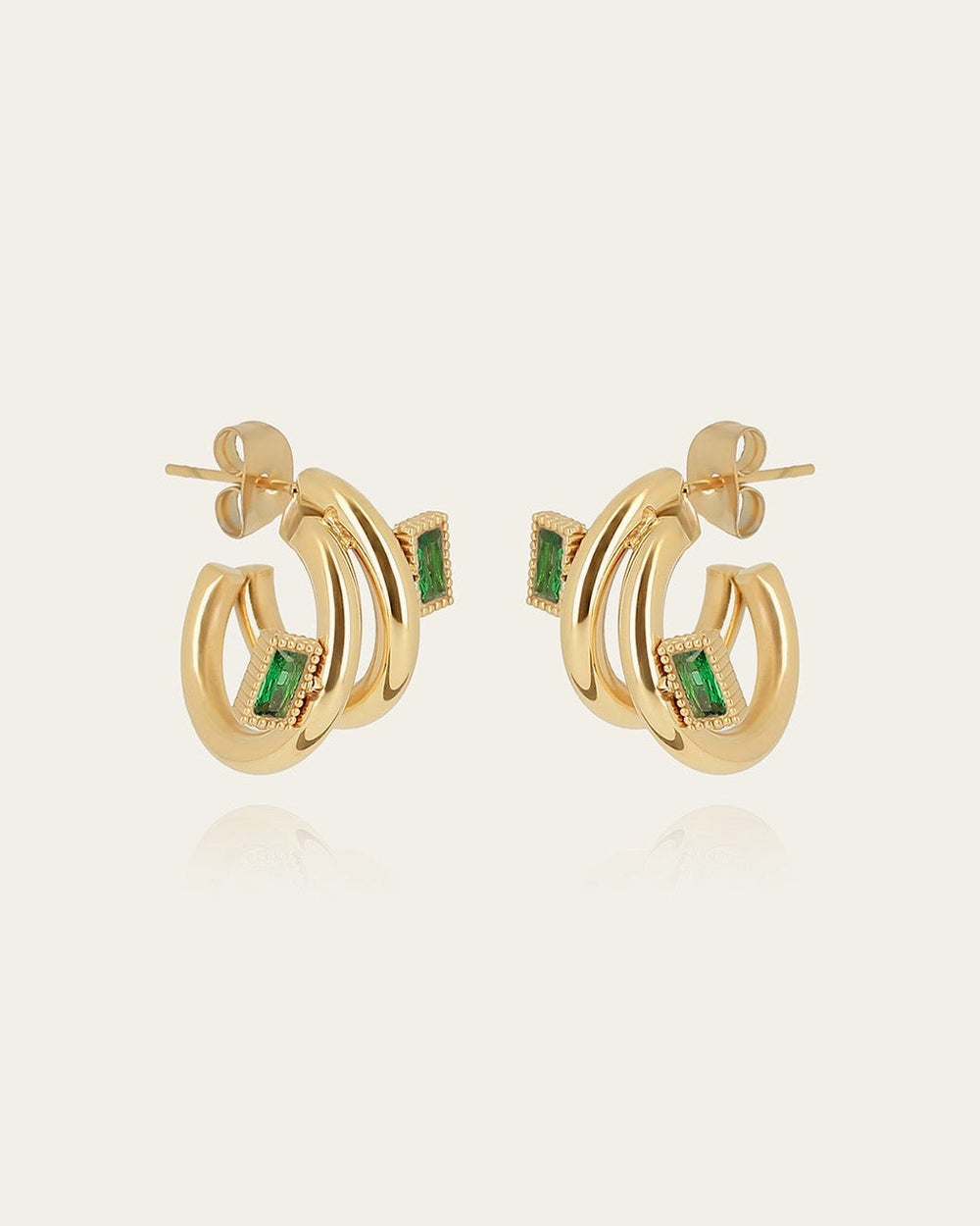 Boucles d'oreilles Fasano (Acier doré)