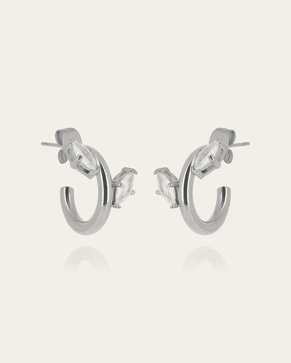 Boucles d'oreilles Mesagne (Acier)