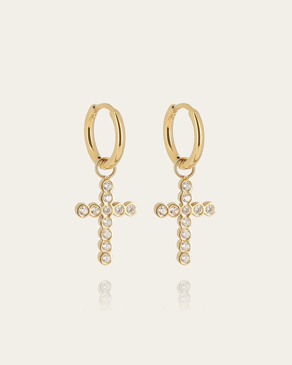 Capizzi Earrings (Gold-plated steel)