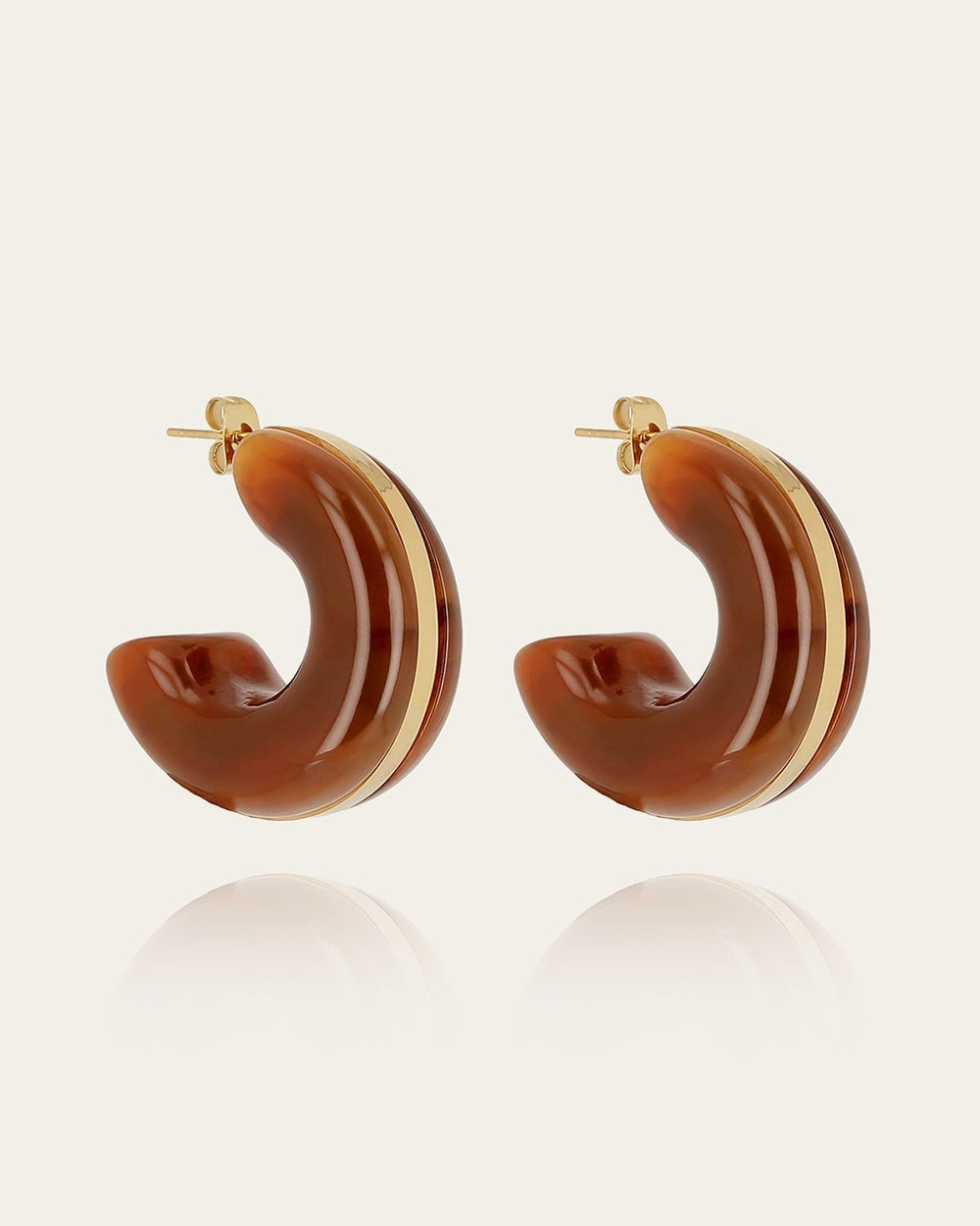 Utopia earrings (Gold-plated steel)